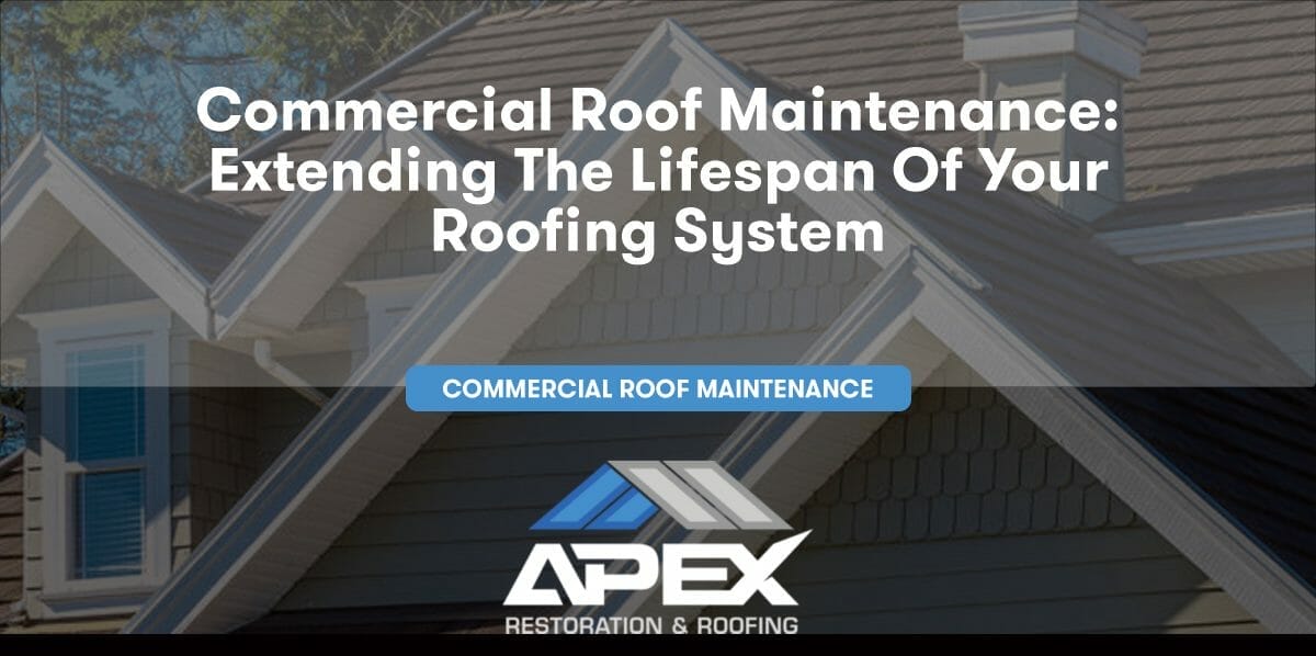 Commercial Roof Maintenance Extending The Lifespan Of Your Roofing System Apex Restoration 