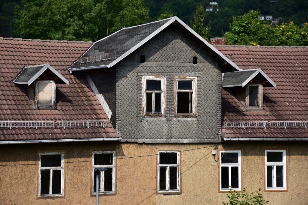 Dormer in a house.